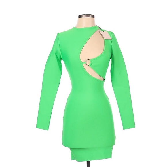 5/$20 MUST BUNDLE NWT REVOLVE x Superdown Sasha Bandage Mini Dress In Green - Picture 5 of 6